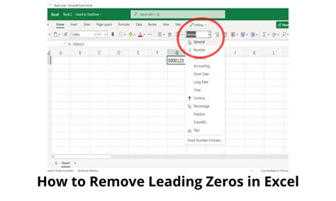 Leading zeros in Excel: how to add, remove and hide .
